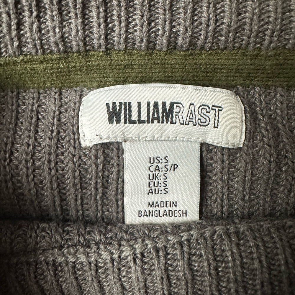 William Rast Ribbed Crewneck Sweater - Picture 2 of 3